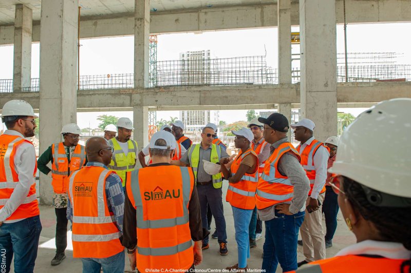 Visite du Comité d'Administration au Centre des Affaires Maritimes à Cotonou